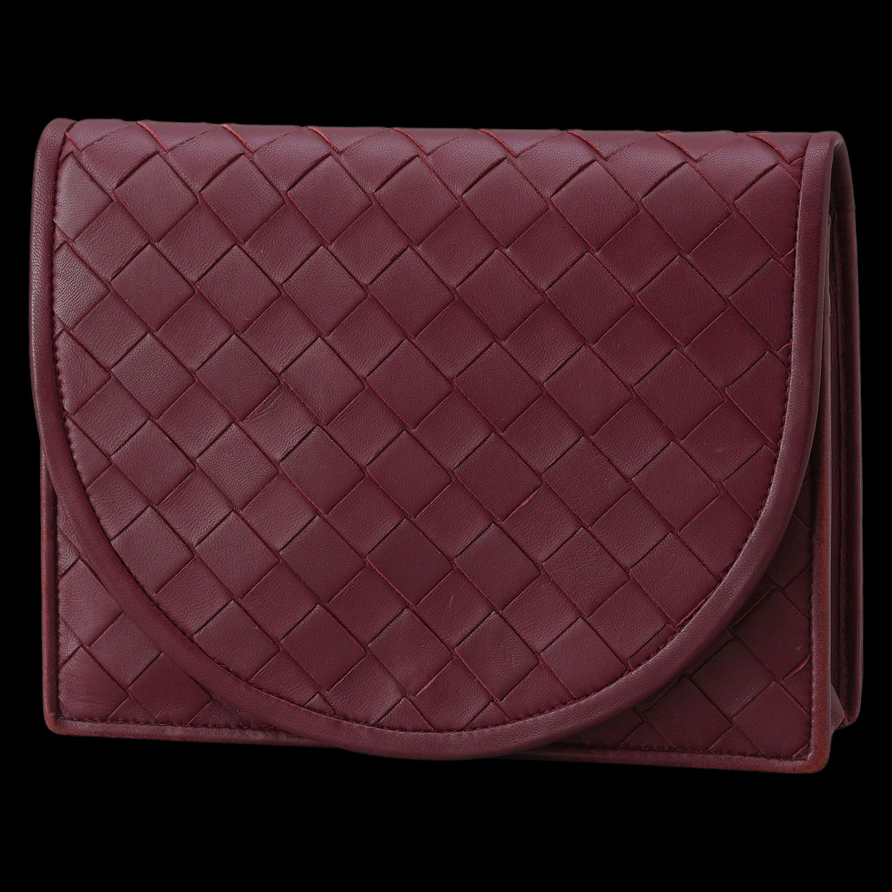BOTTEGA VENETA(USED)보테가베네타 577812 인트레치아토 플랩 크로스백